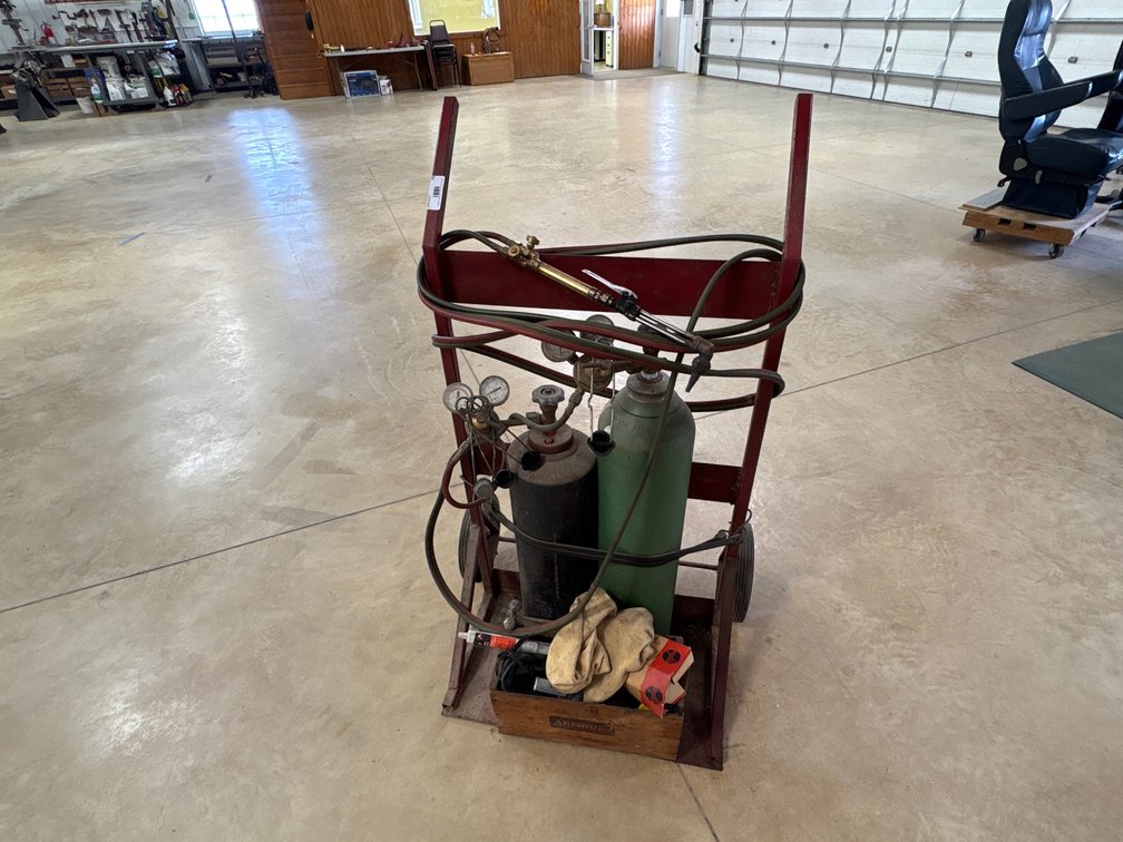 ARMOUR Oxy-Acetylene Welding Cart Setup