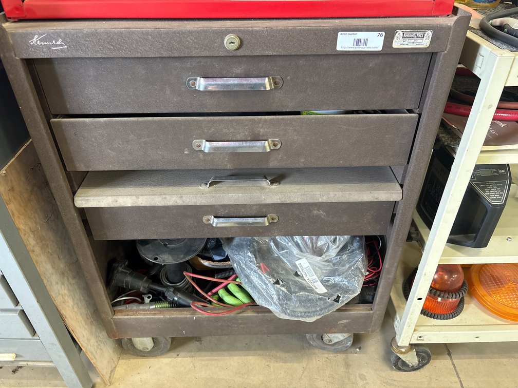 Kennedy Kits Rolling Tool Cabinet & Hardware Contents