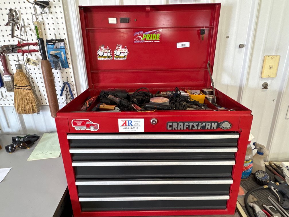 Craftsman Tool Cabinet With Electrical & Automotive Hardware