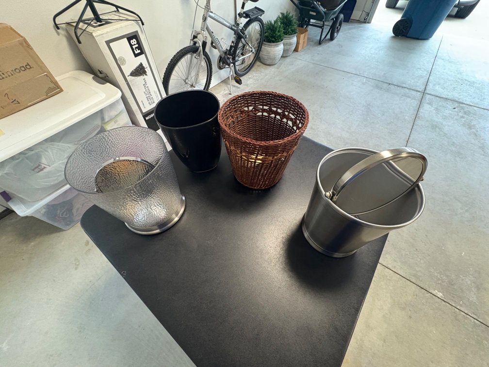 Vanity Mirrors, Metal and Glass Containers, and More