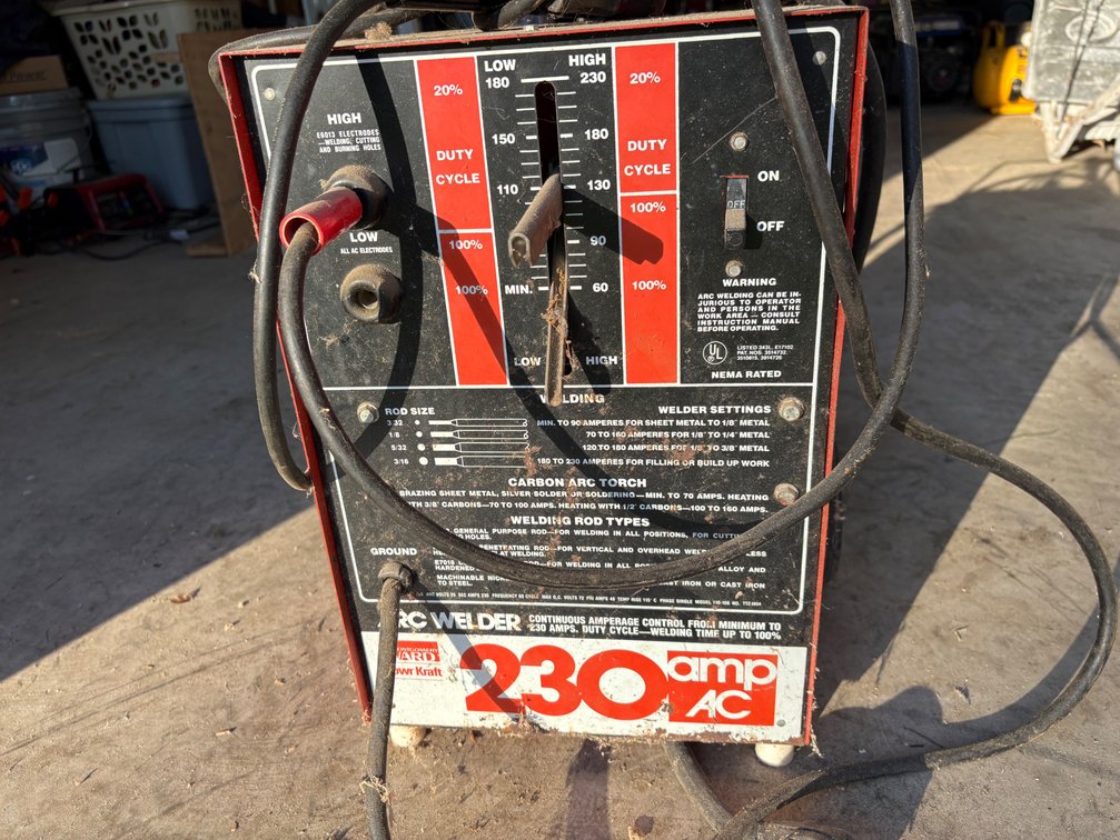 230 Amp AC Arc Welder