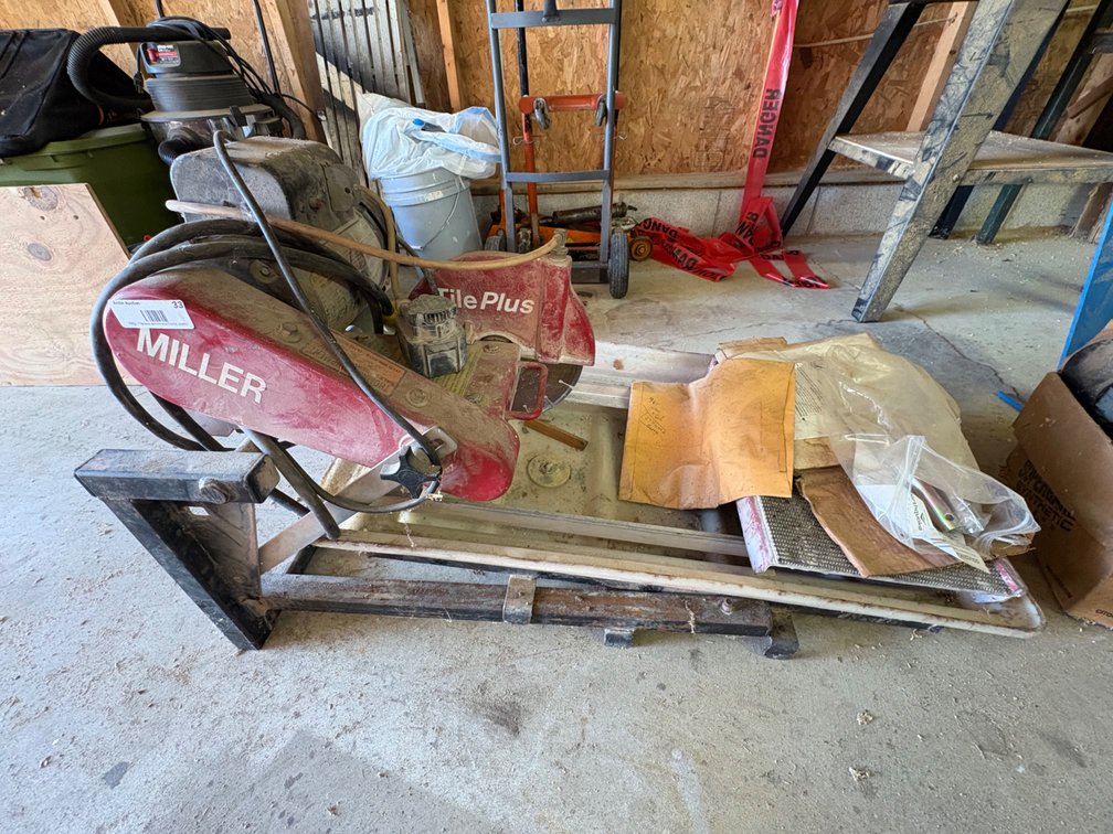 Miller Tile Plus Wet Tile Saw