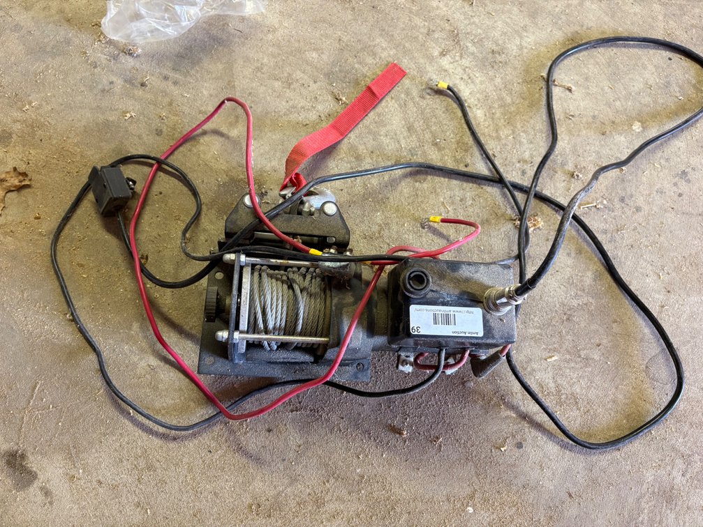 ATV/UTV 3000 lb 12V DC Electric Winch