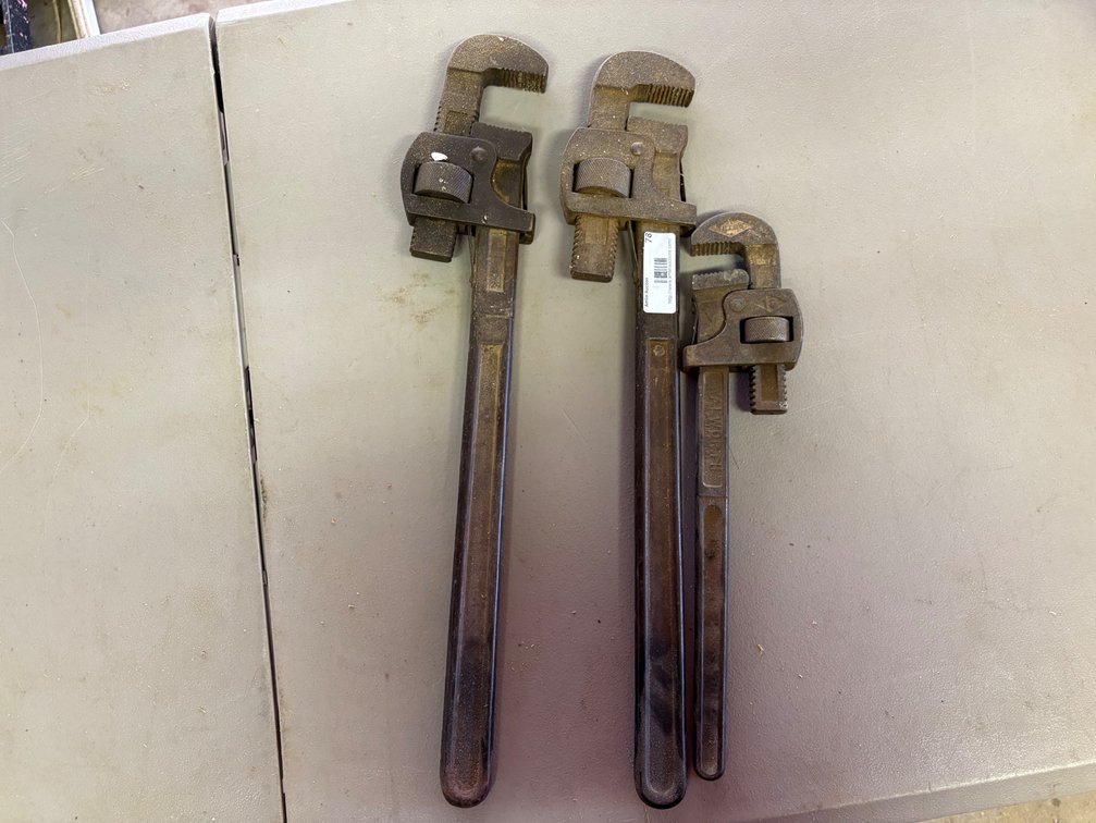 Walworth Stillson Adjustable Pipe Wrenches