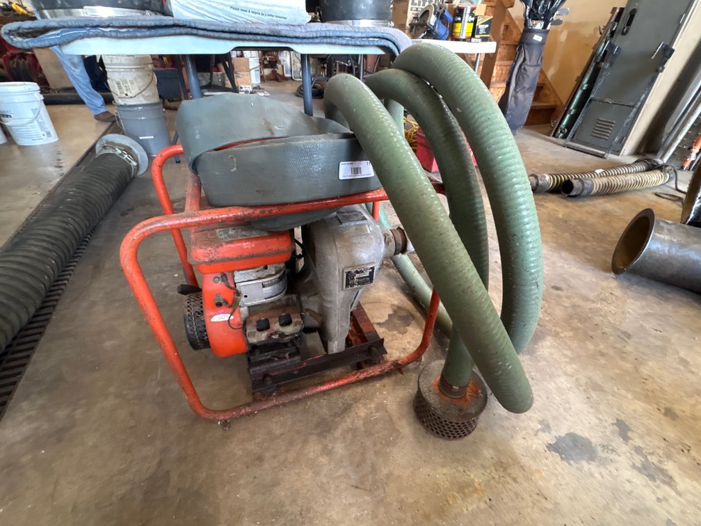 MQ Multiquip QP 201A Portable Trash Pump with Hoses