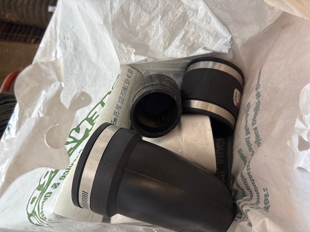 Fernco Flexible Rubber Couplings & PVC Pipe