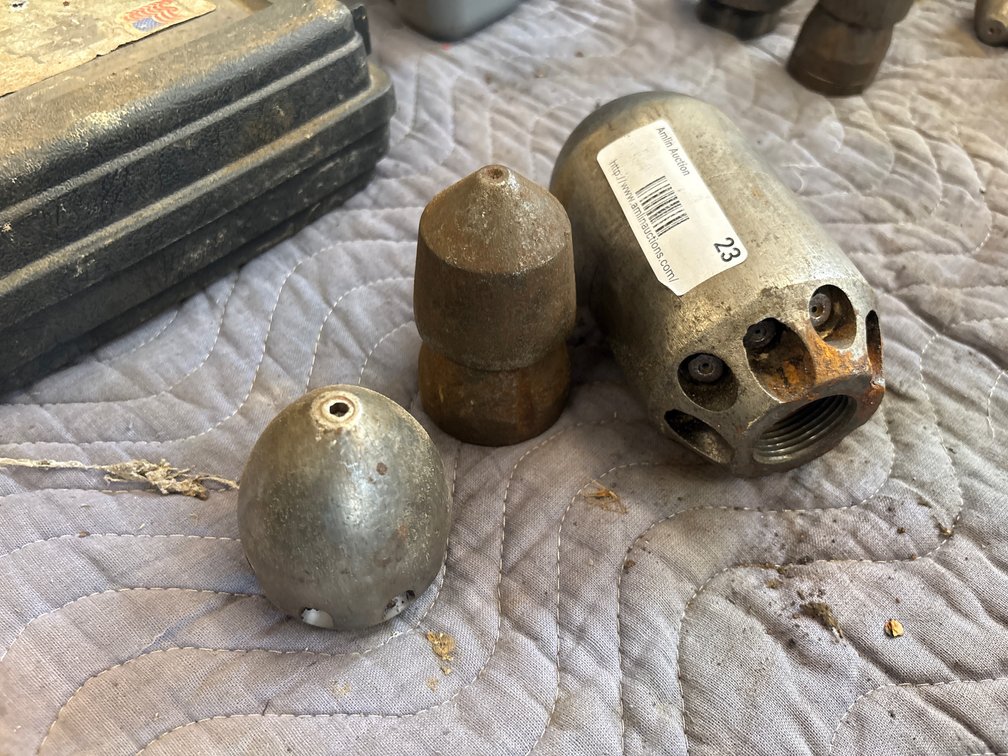 Industrial Sewer Jetter Nozzles
