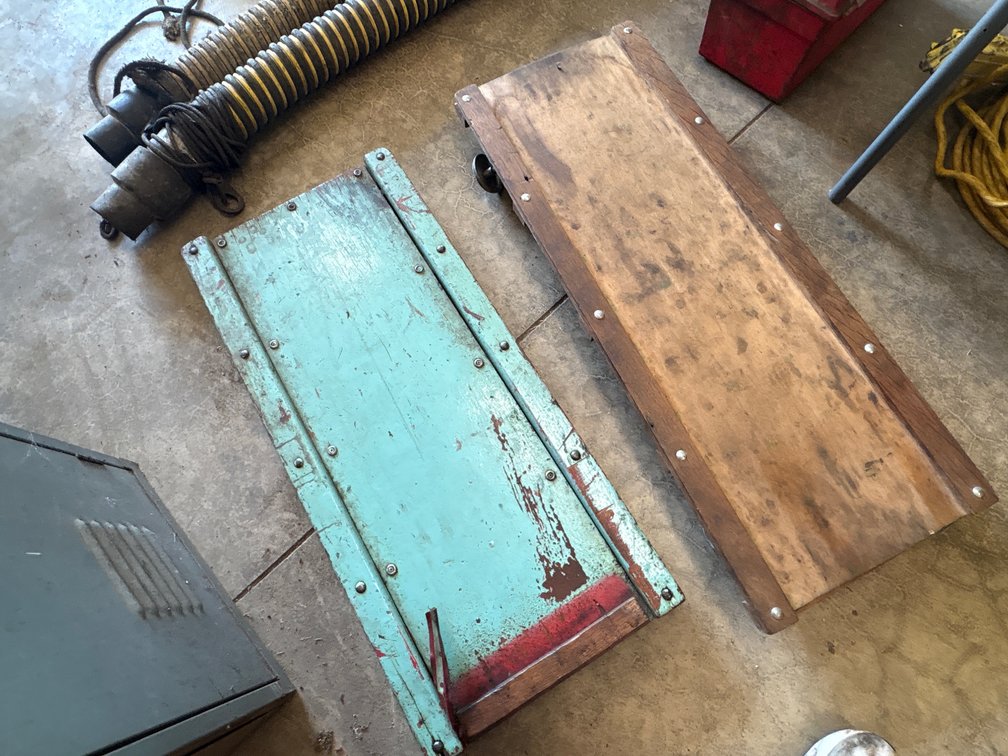 Vintage Wooden Mechanic's Creepers