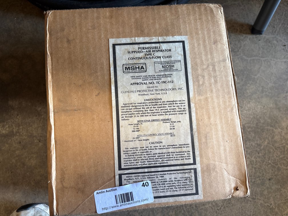 Glendale Supplied-Air Respirator & Hose