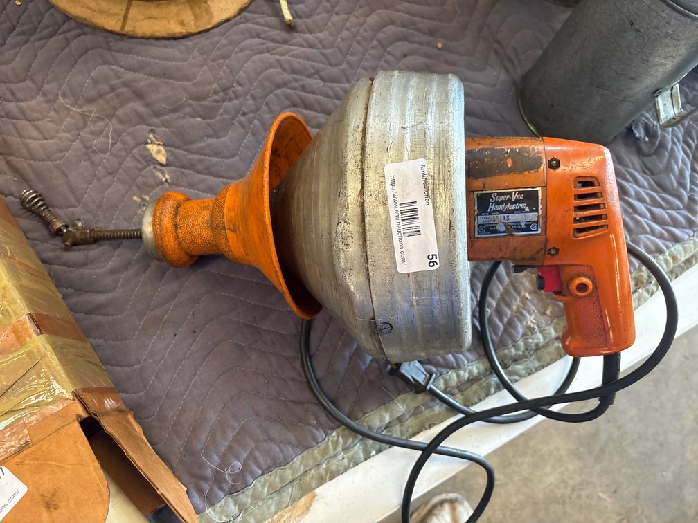 General Super-Vee Handylectric Drain Cleaner