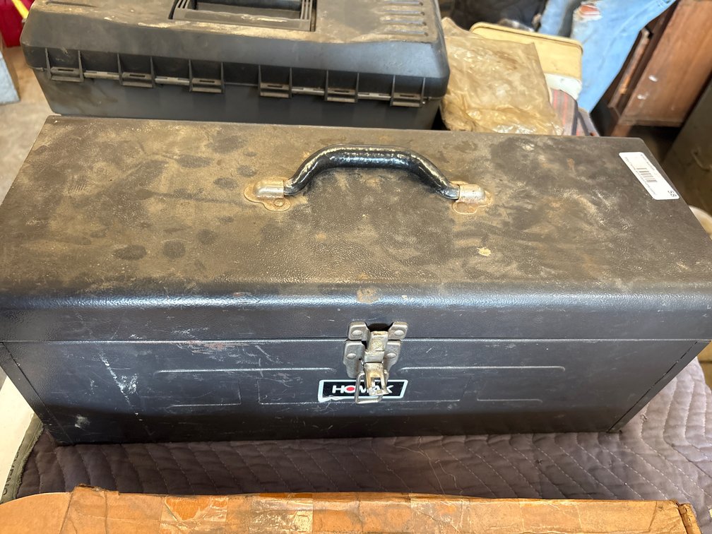 Homak Metal Toolbox & Assorted Hand Tools
