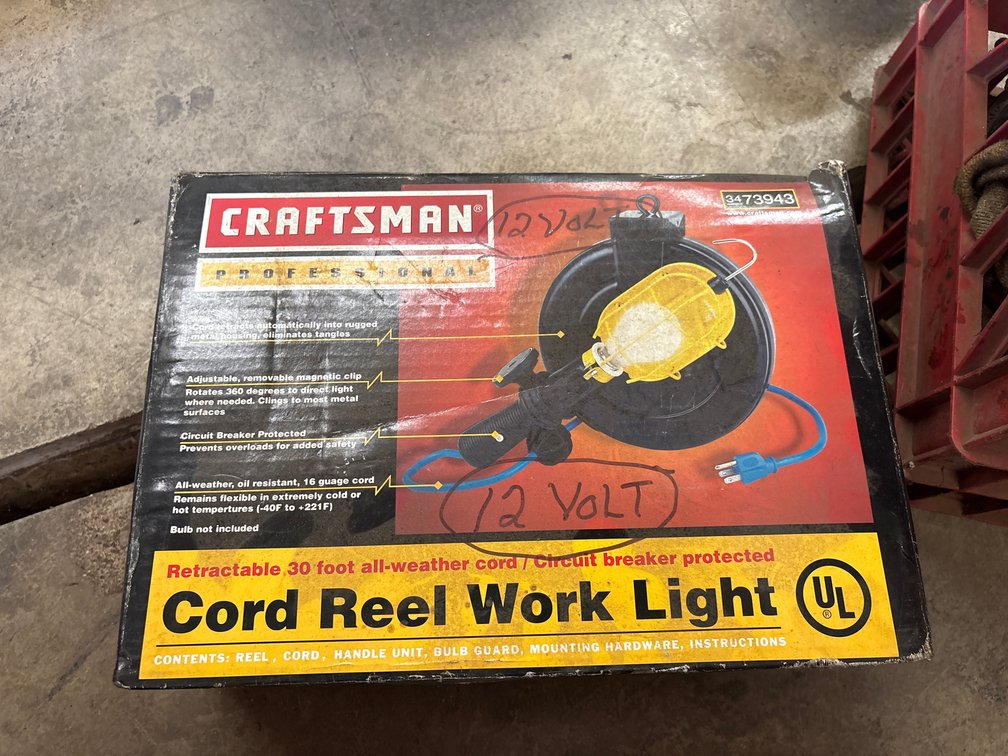 Craftsman Cord Reel Work Light