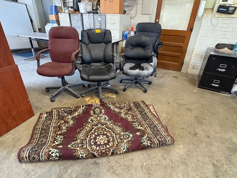 (2) Chairs & Rug 