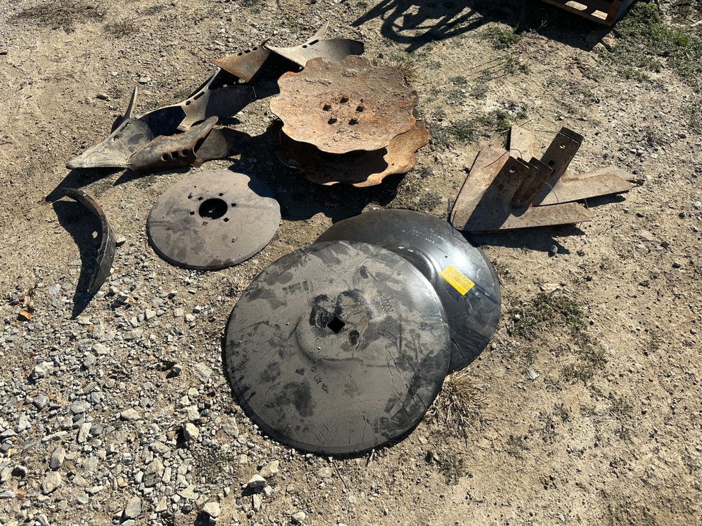 Lot of Disks, Cultivator Feet & Miscellaneous