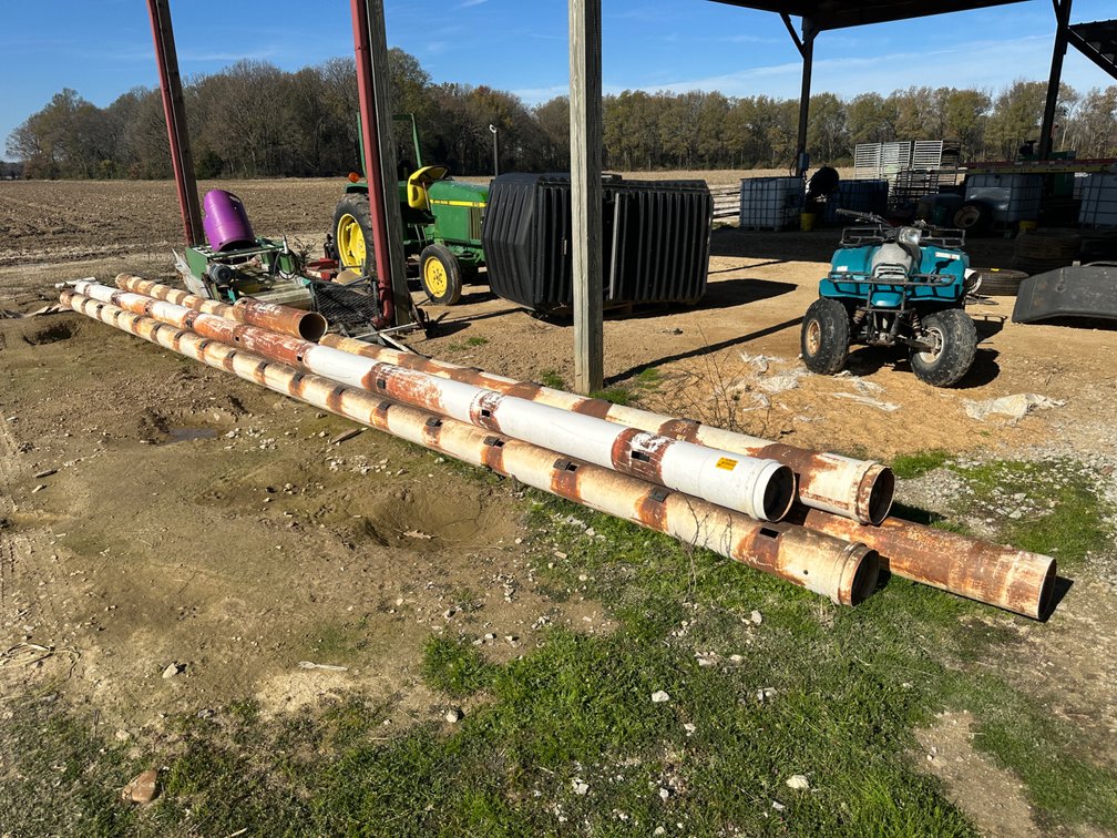 (4) 8" x ~30' Irrigation Pipe & (1) 8" x ~26' Irrigation Pipe