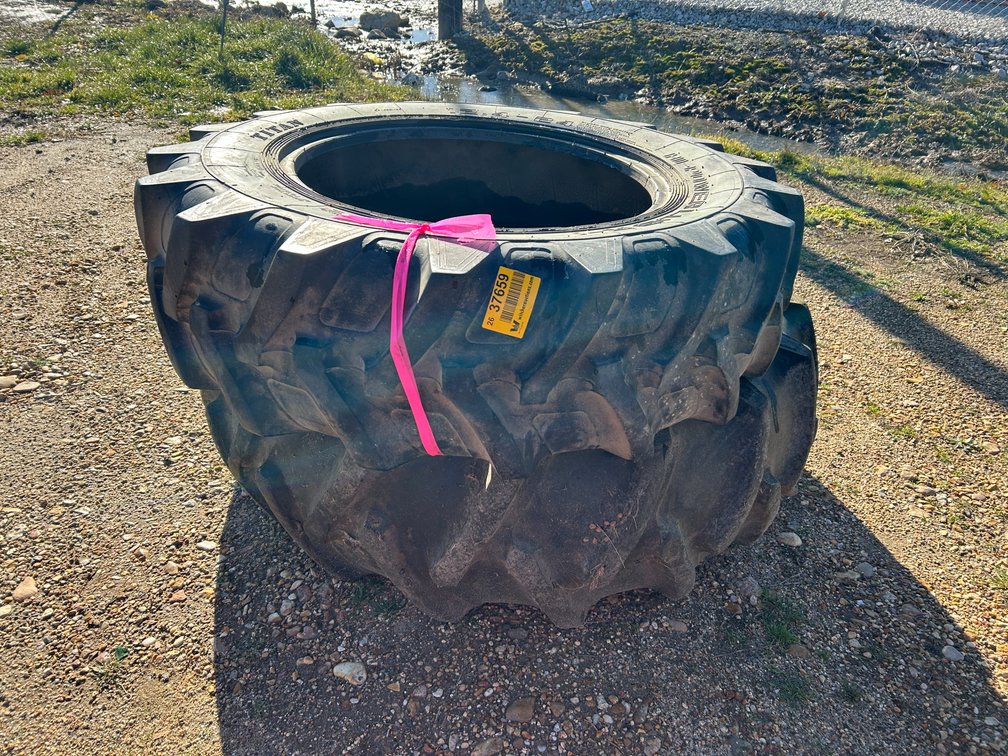 Lot of (1) 12.4-24 tire & (1) 16.9-24 Tire Inv# 37659