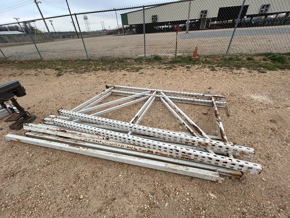 Lot of Metal Rack Parts Inv# 37606