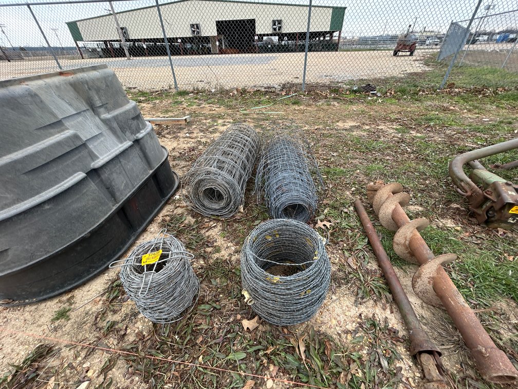 Lot of Barbed wire and woven wire Inv# 37632