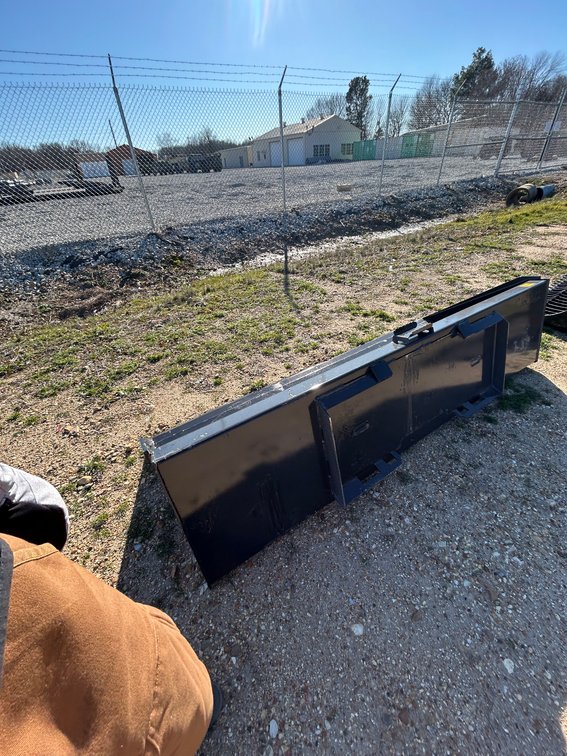 Unused KC 90” Skid Steer Bucket Inv# 37674