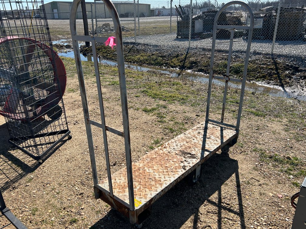 Lot of (2) carts & (1) display rack Inv# 37673