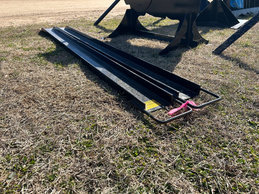 Lot of (2) Unused KC 84” Skid Steer Forks Inv# 37683