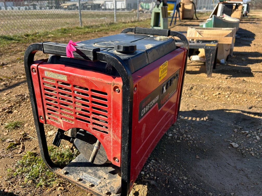INOP SEARS Craftsman 1400 watts Generator Inv# 37842
