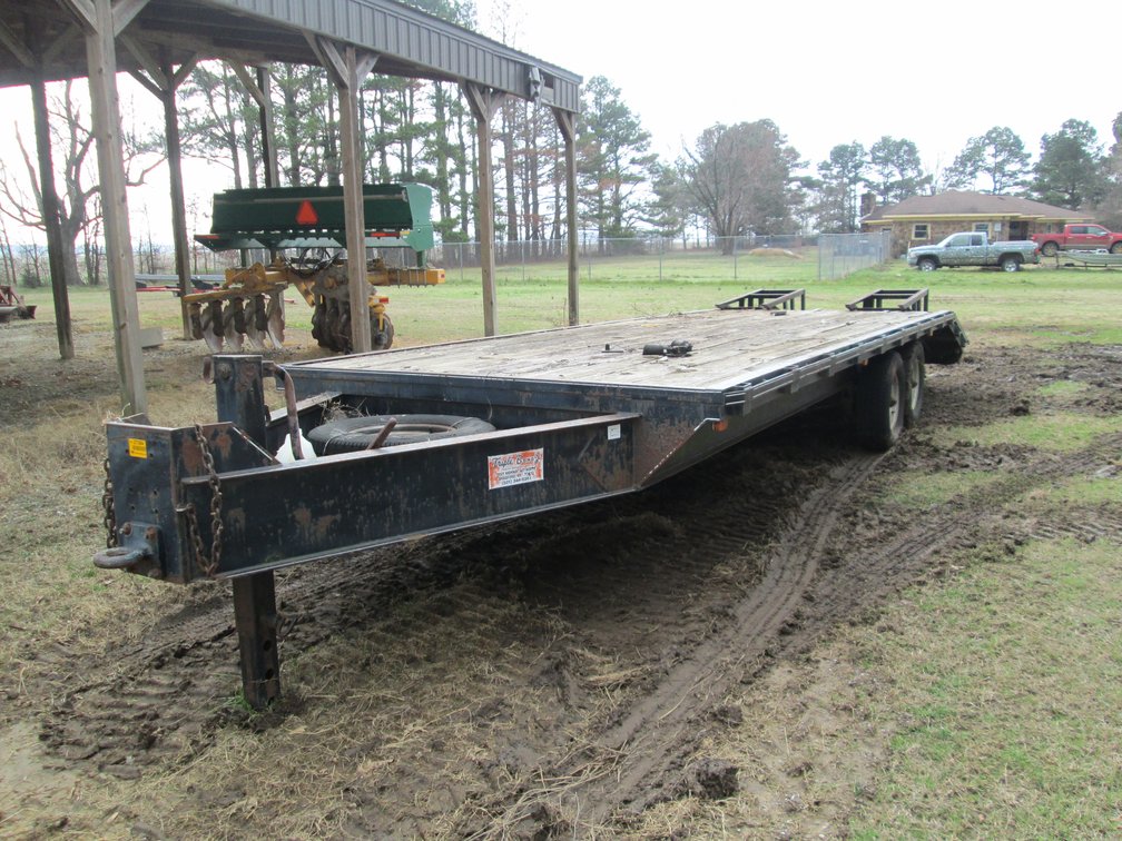 Triple B&J 20' T/A Steel Pintal Hitch Equipment Trailer