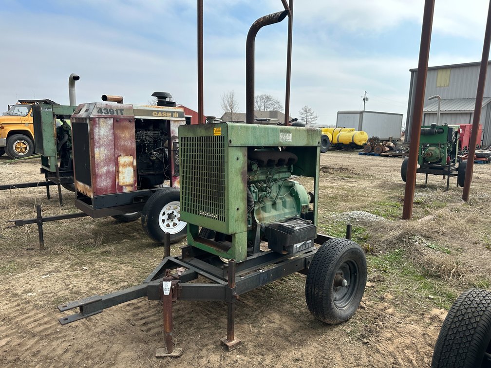 John Deere 4045D 4 cyl Power Unit w/ Trailer