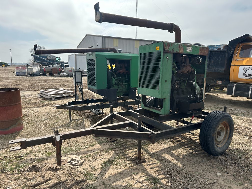John Deere 4045T 4 cyl Power Unit w/ Trailer
