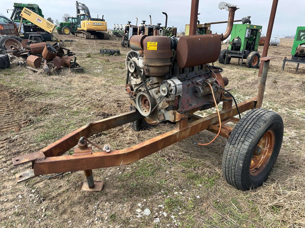Deutz F4L913 4 cyl Power Unit w/ Trailer