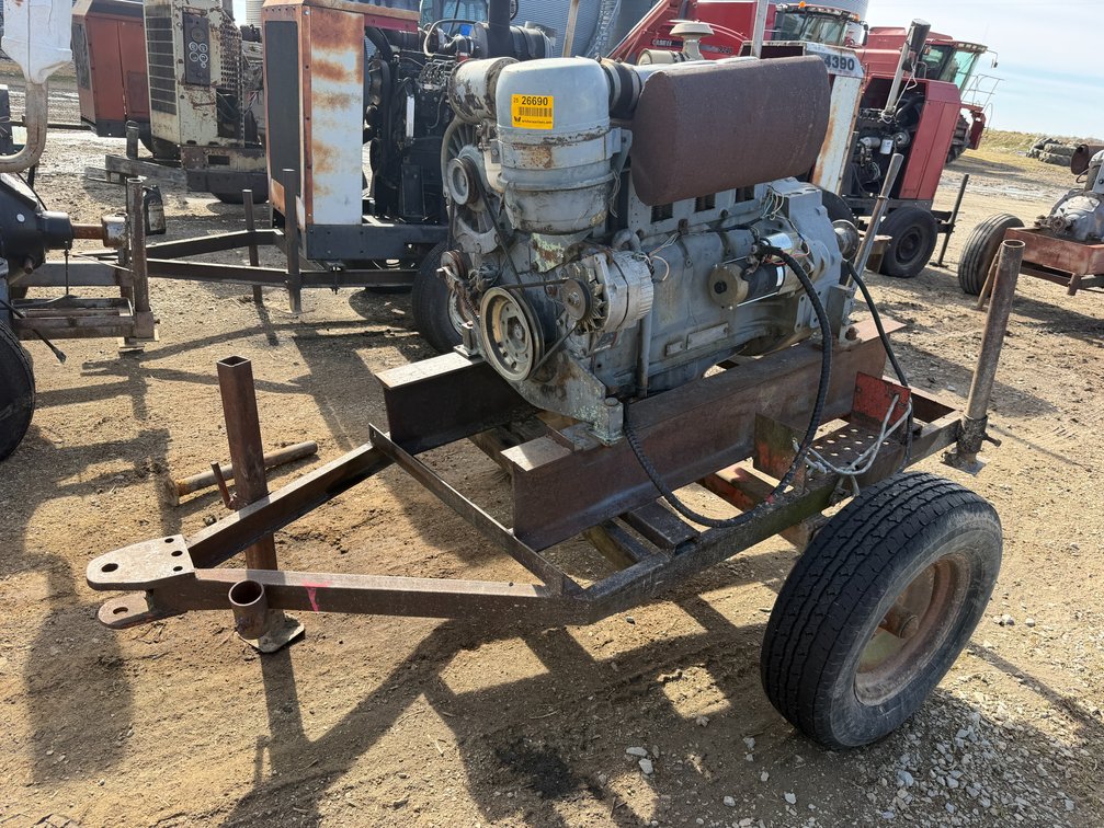 Duetz 4 cyl Power Unit w/ Trailer