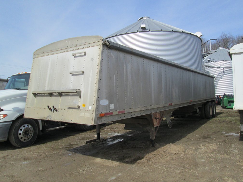 1986 Chamberlin  JDWH-100 42' T/A Aluminum Hopper Bottom Trailer 1C19AFZE5G2210627