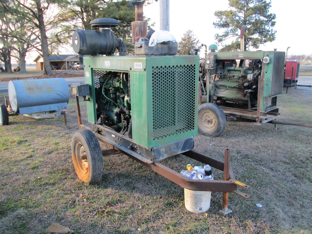 John Deere 6H140 6 cyl Power Unit w/ Trailer PE6068L166039