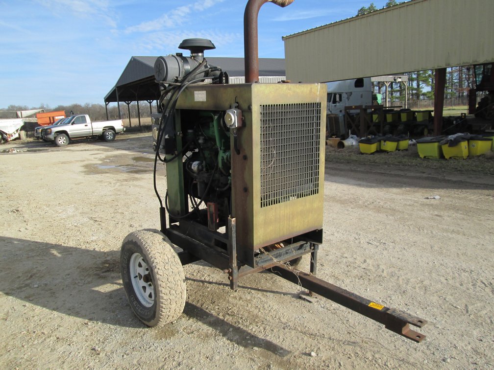 John Deere 4T100 4 cyl Power Unit w/ Trailer