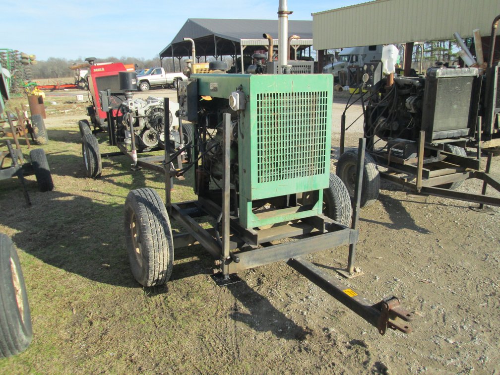 John Deere 4045D 4 cyl Power Unit w/ Trailer T04045D380164