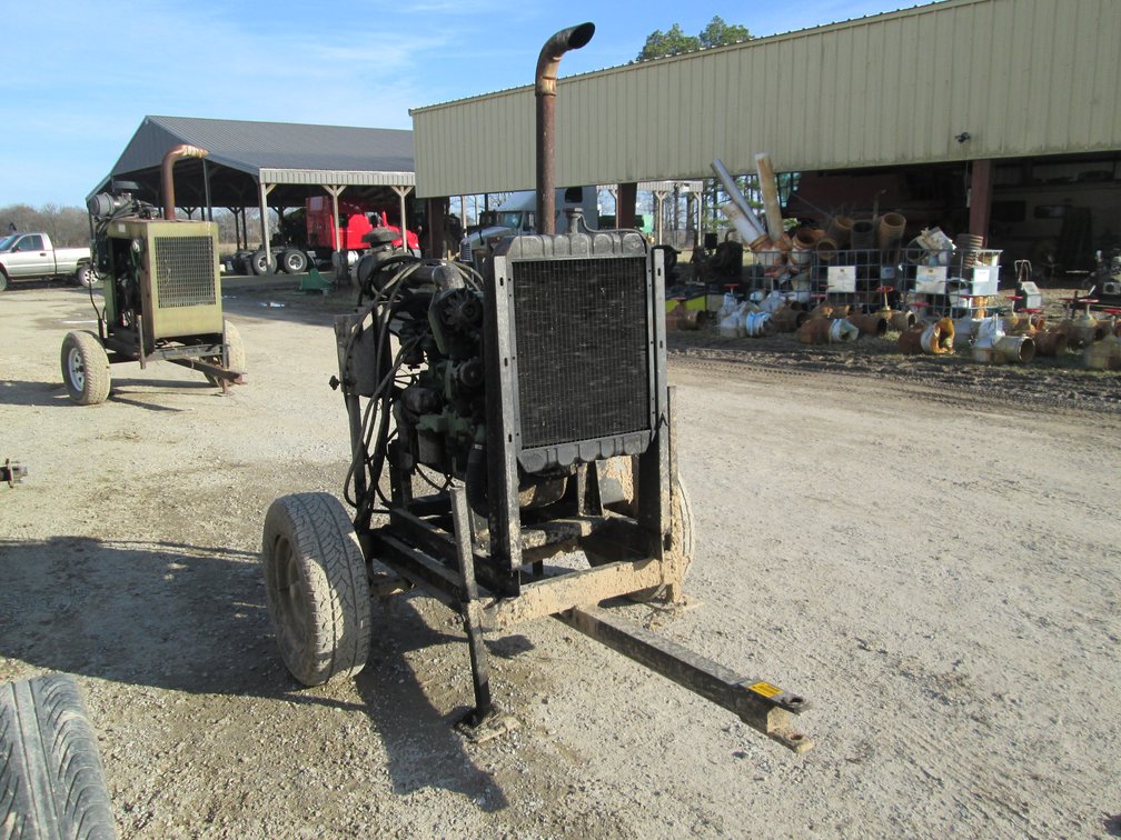 John Deere 4 cyl Power Unit w/ Trailer