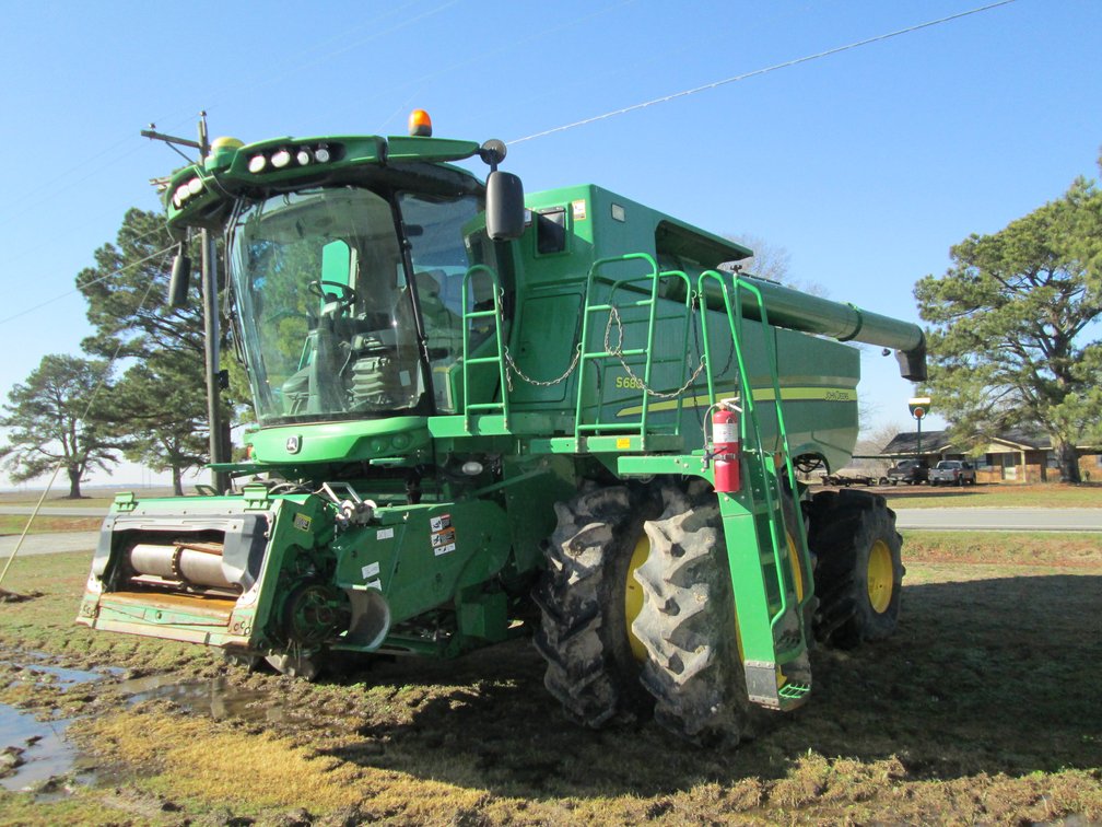 2012 John Deere S680 PRWD Combine 1H0S680STC0747278