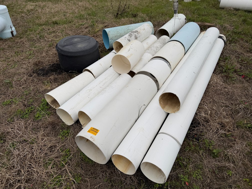 Lot 8" & 10"  Irrigation Pipe Sections