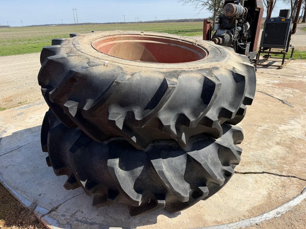 Lot of (2) 20.8-38 Tires w/ IH Rims *Fielder Farms Package