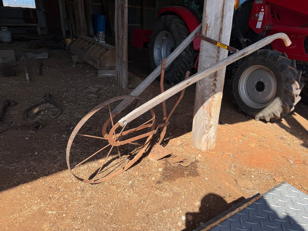Walk Behind Push Plow