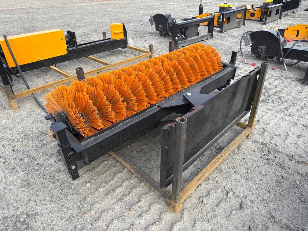 Unused GIYI GYSE61 Skid Steer Sweeper BDQSJ260220 INV# 41995