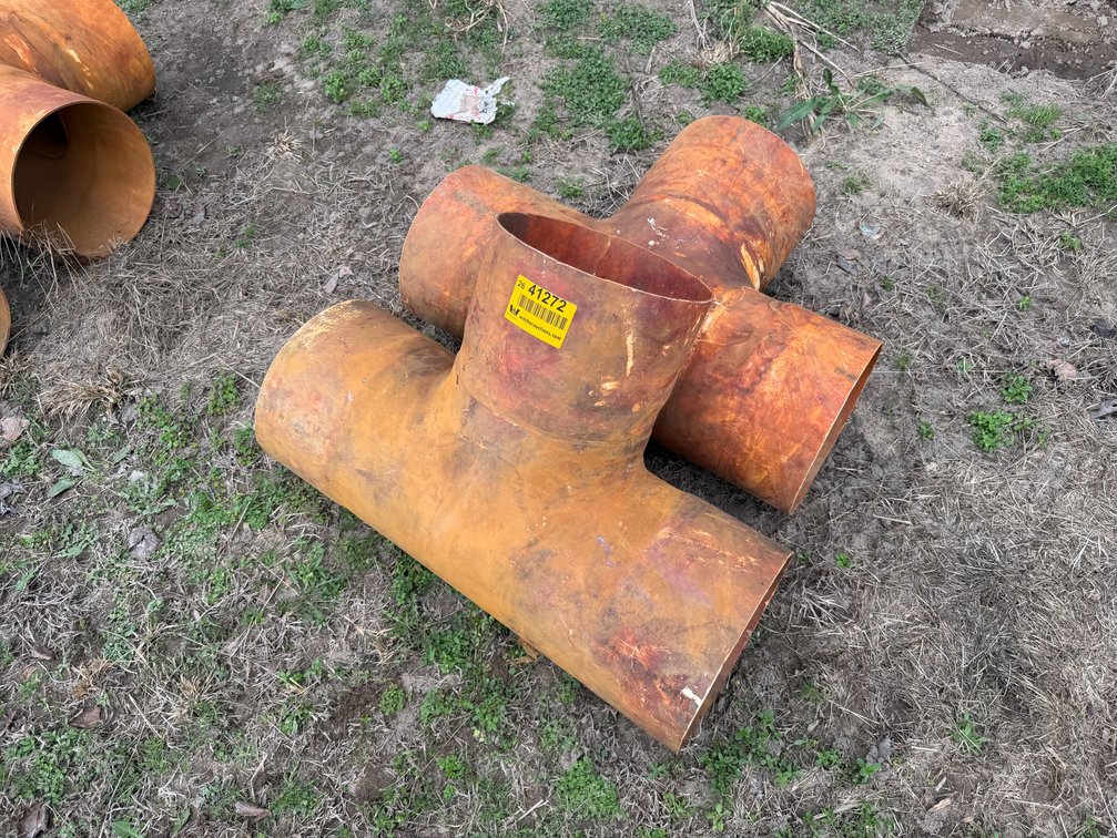 Lot of (2) 10" Irrigation T s *Gene Privett Package