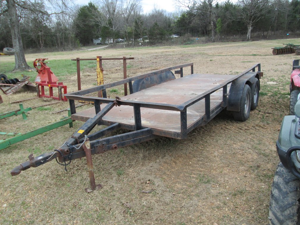 Homemade 16' T/A Steel Utility Trailer INV# 38198