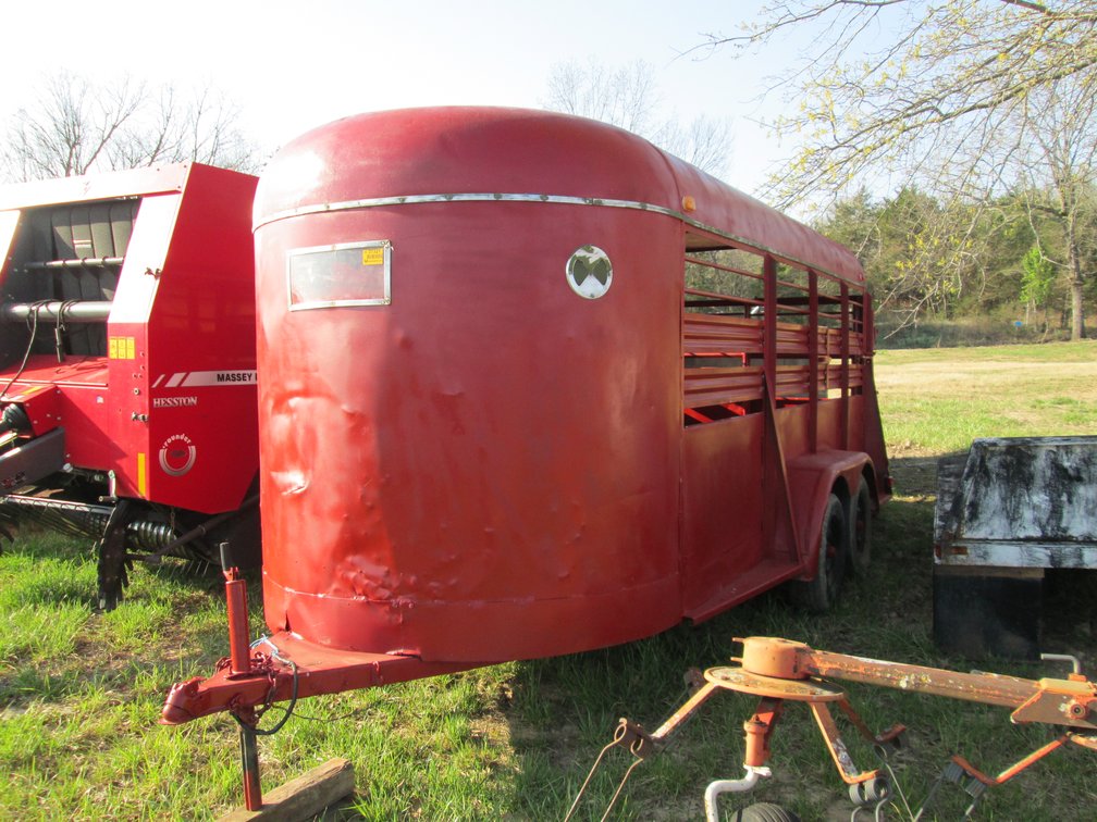 2025 Homemade 16' T/A Steel Stock Trailer ARKVIN00721853678 INV# 37321