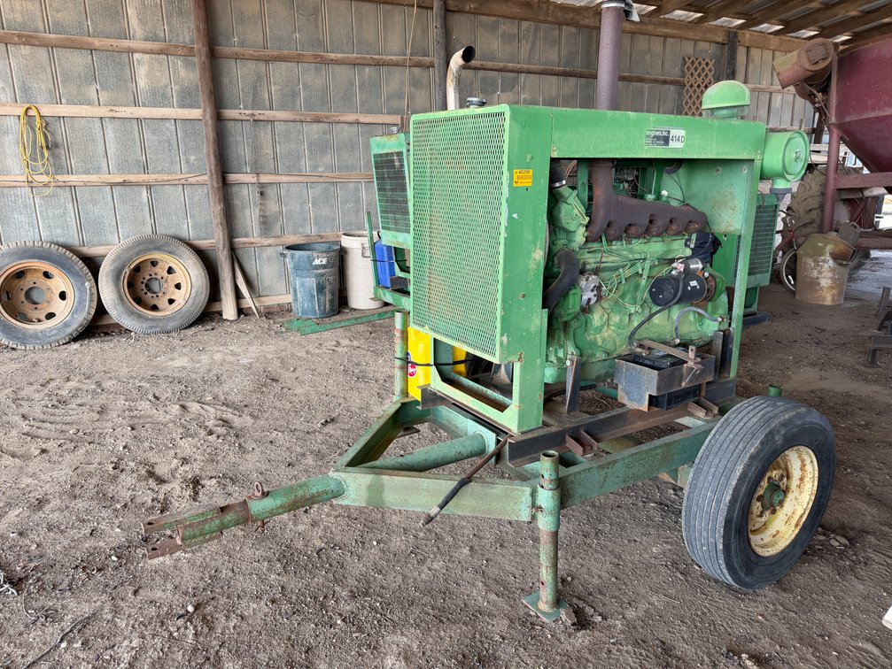 Engines Inc 414D 6 cyl Power Unit w/ Trailer