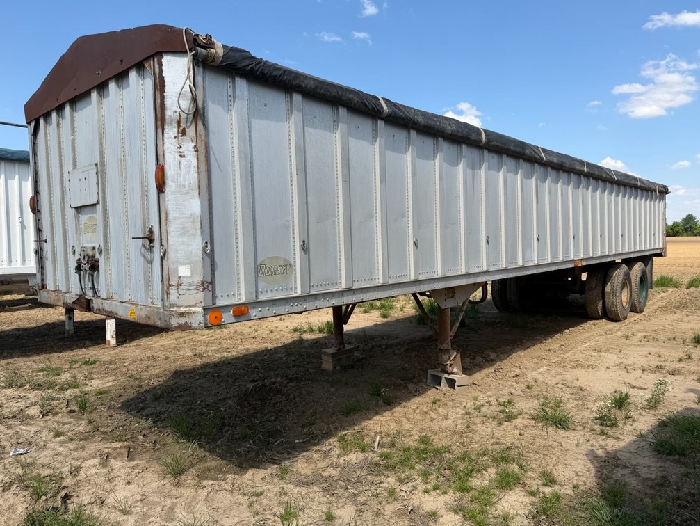 1974 Dorsey  40' T/A Aluminum Grain Trailer 114242