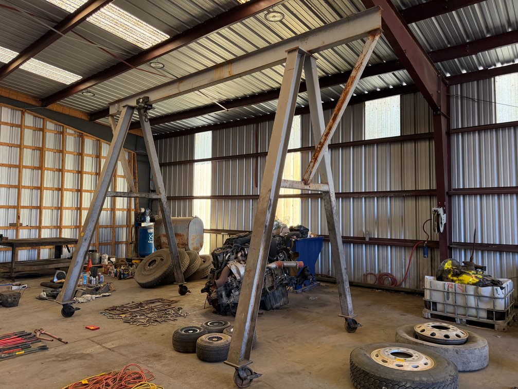 A-Frame Hoist Stand  - Located in Back of Main Shop