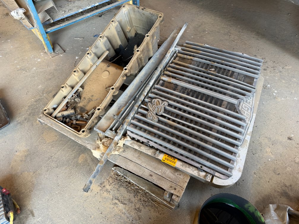 Freightliner & Eagle Grate Front Gate and Oil Pan - Located in the Two Bay Shop