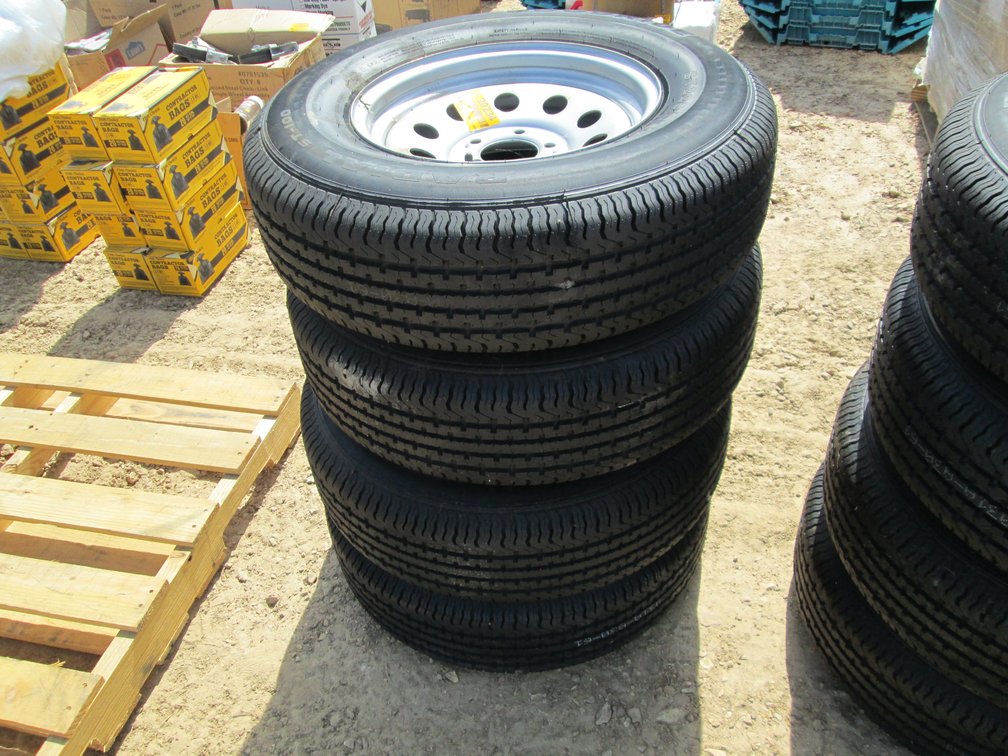 Lot of (4) 225/75R15 Tires INV# 20234