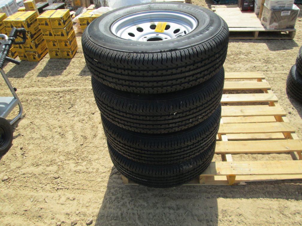 Lot of (4) 225/75R15 Tires INV# 20233